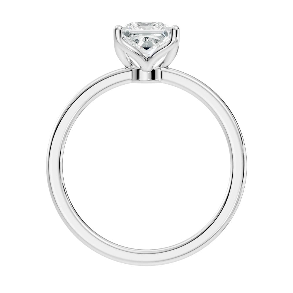 1.00 Ct. Princess-Cut Diamond Solitaire Ring with Four-Prong Setting (b7-c copy) 8