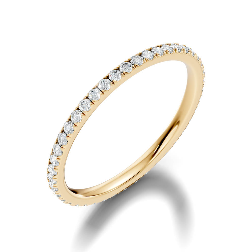 .35 Ct. Diamond Pavé Eternity-Style Band (b8-a) 12