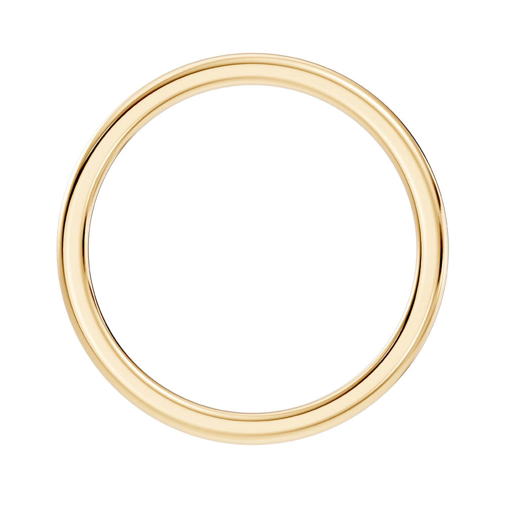 Classic Polished Wedding Band with Rounded Profile (b8-a copy) 8
