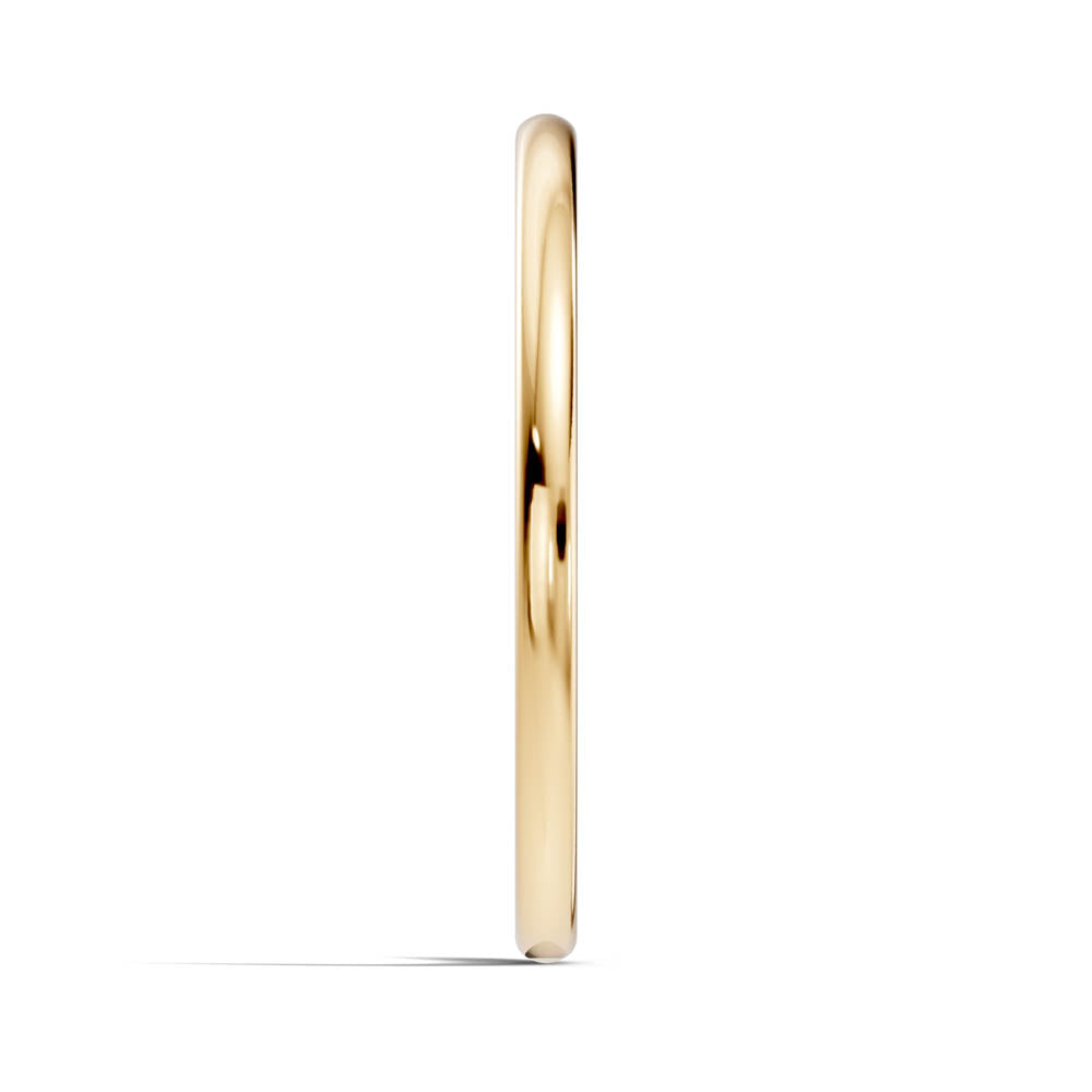 Classic Polished Wedding Band with Rounded Profile (b8-a copy) 6