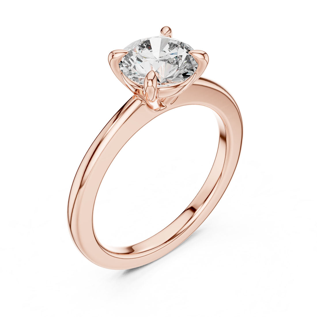 1.50 Ct. Classic Round Brilliant Solitaire Ring (DDLR-032) 9