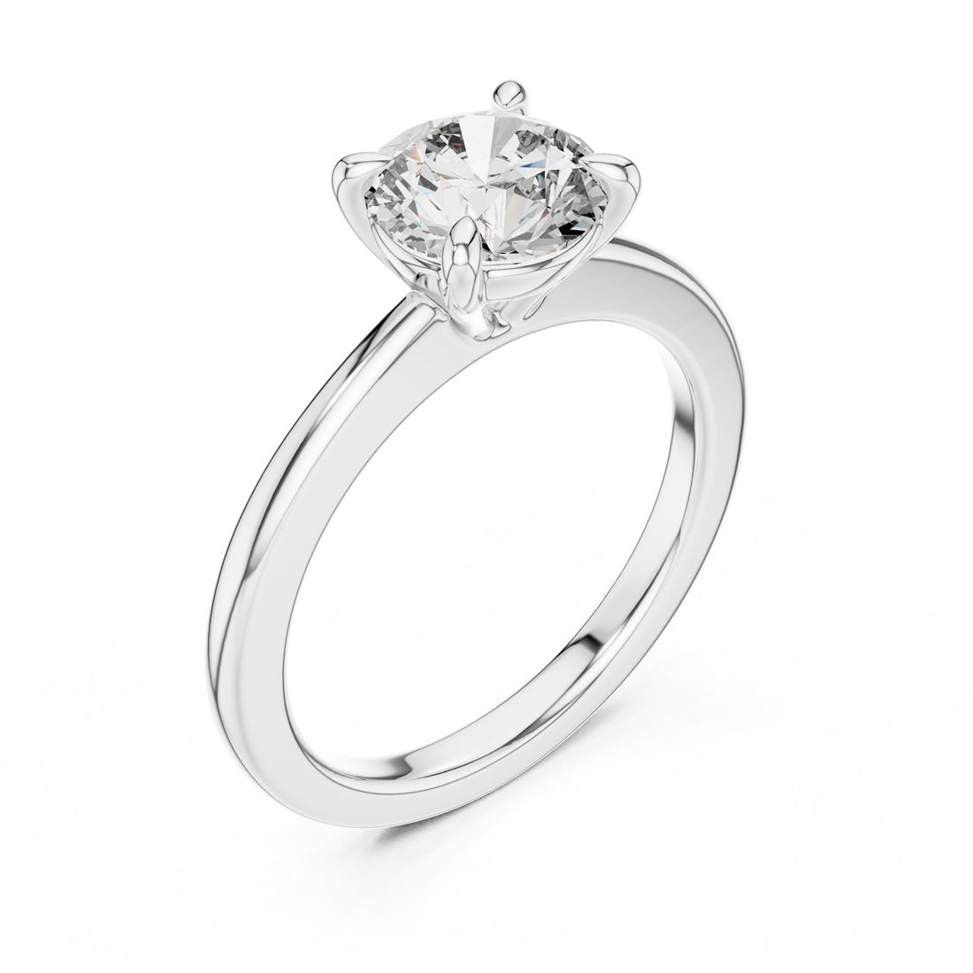 1.50 Ct. Classic Round Brilliant Solitaire Ring (DDLR-032) 7