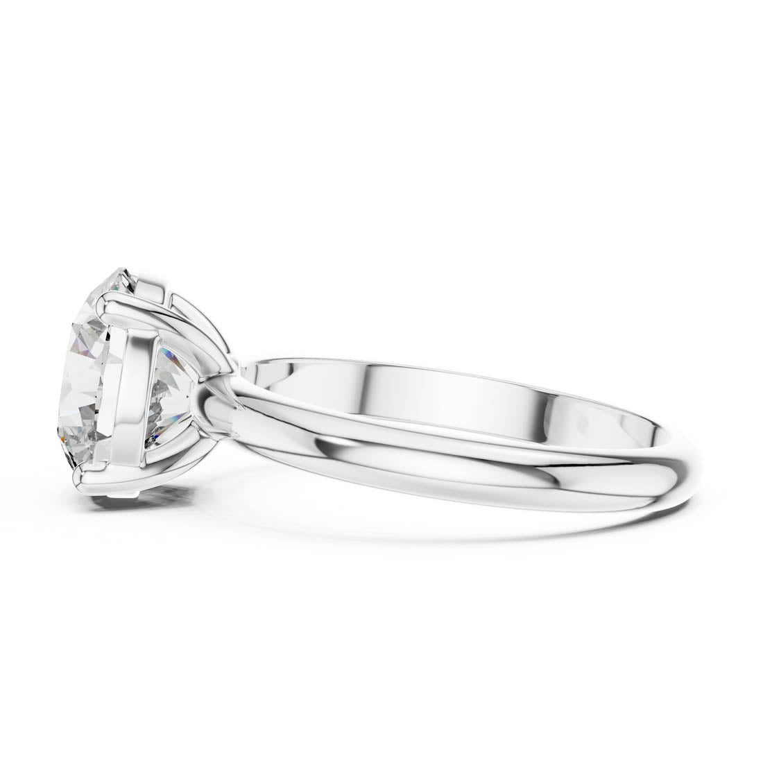 2.50 Ct. Round Diamond Solitaire Engagement Ring (DDLR-054) 4