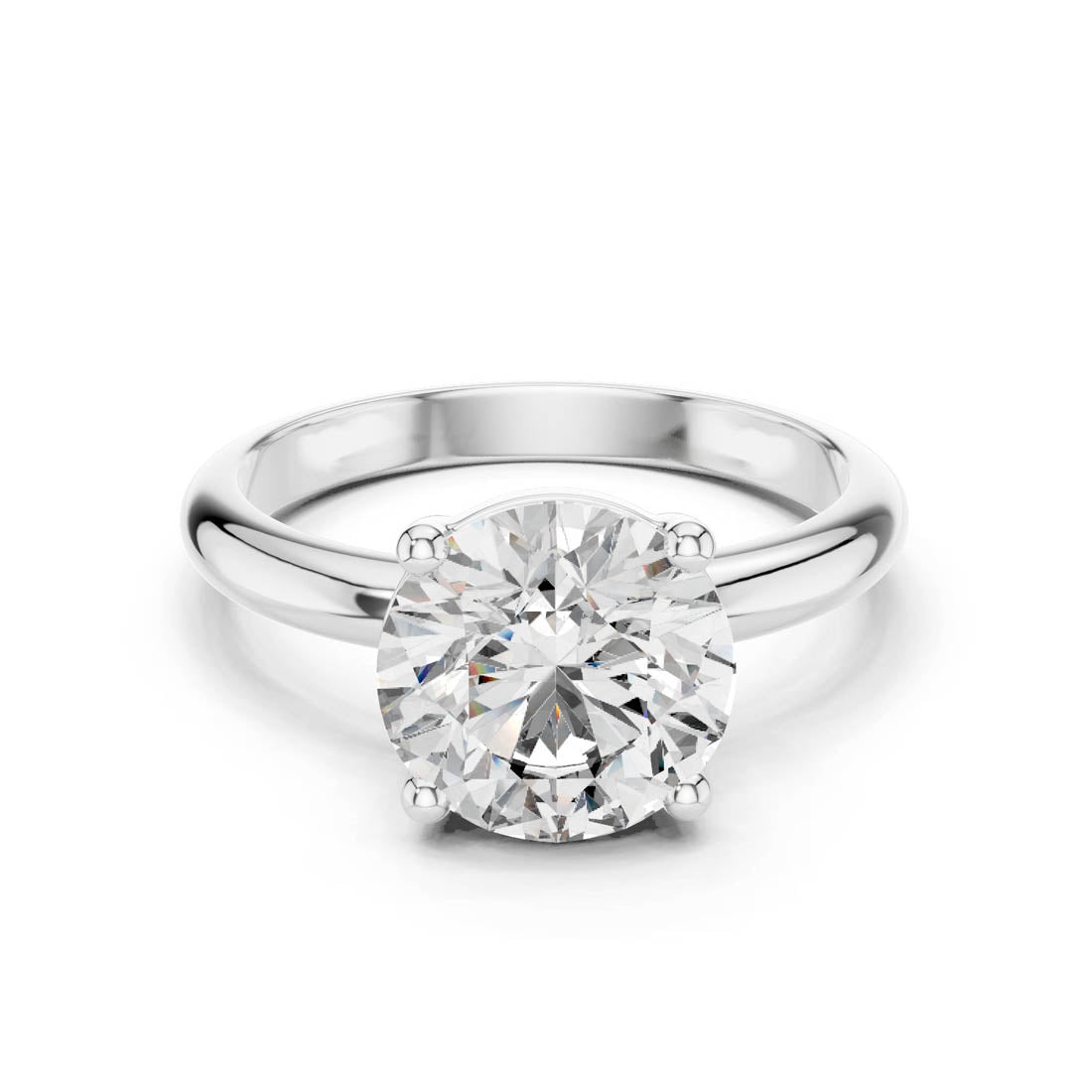 2.50 Ct. Round Diamond Solitaire Engagement Ring (DDLR-054)