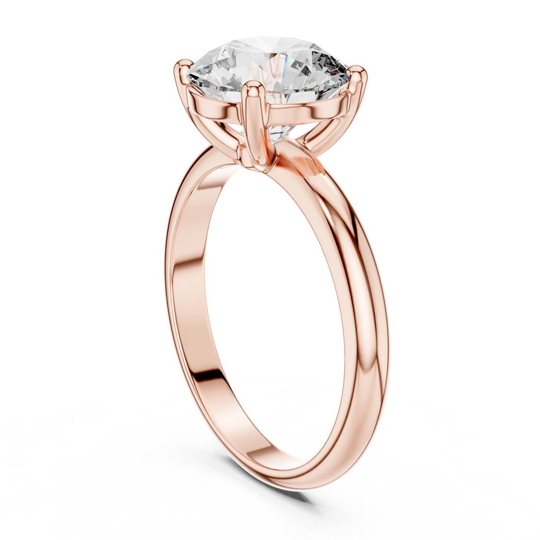 2.50 Ct. Round Diamond Solitaire Engagement Ring (DDLR-054) 7