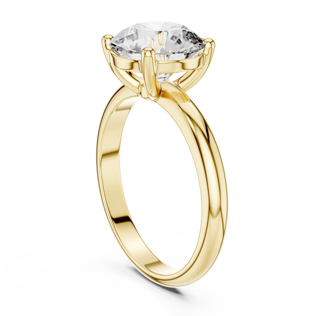 2.50 Ct. Round Diamond Solitaire Engagement Ring (DDLR-054) 11