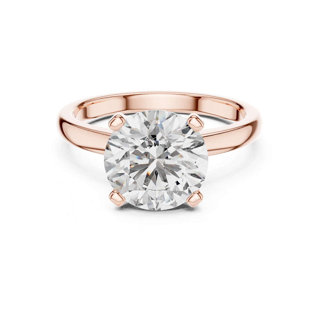 2.50 Ct. Round Brilliant Solitaire Engagement Ring with Classic Four-Prong Setting (DDLR-065) 6