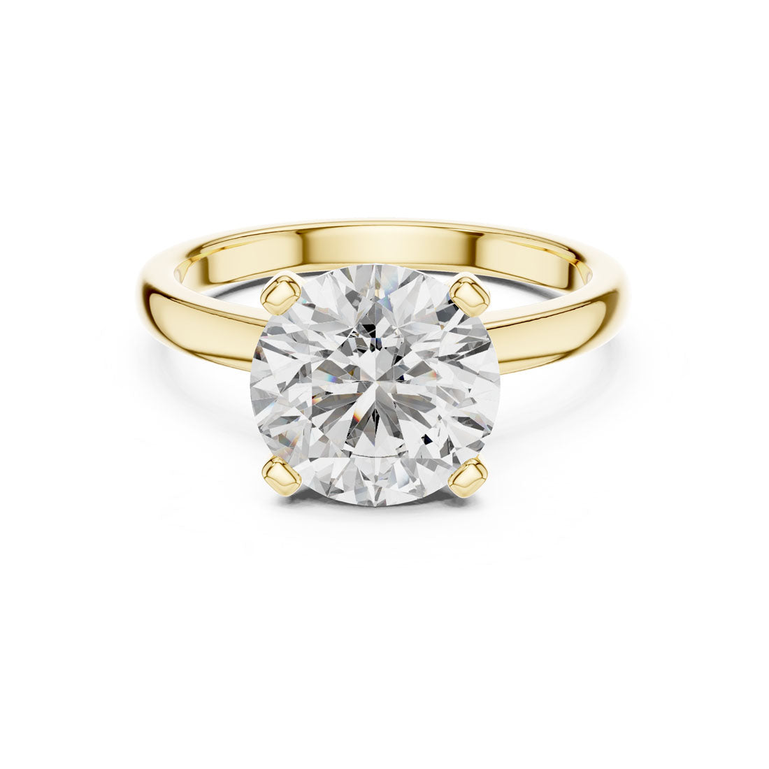 2.50 Ct. Round Brilliant Solitaire Engagement Ring with Classic Four-Prong Setting (DDLR-065) 5