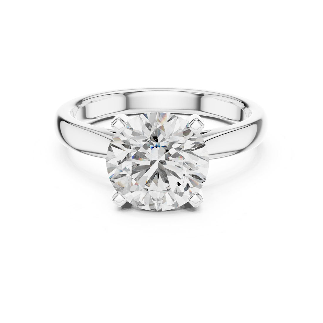 2.10 Ct. Classic Round Brilliant Solitaire Engagement Ring (DDLR-068) 5