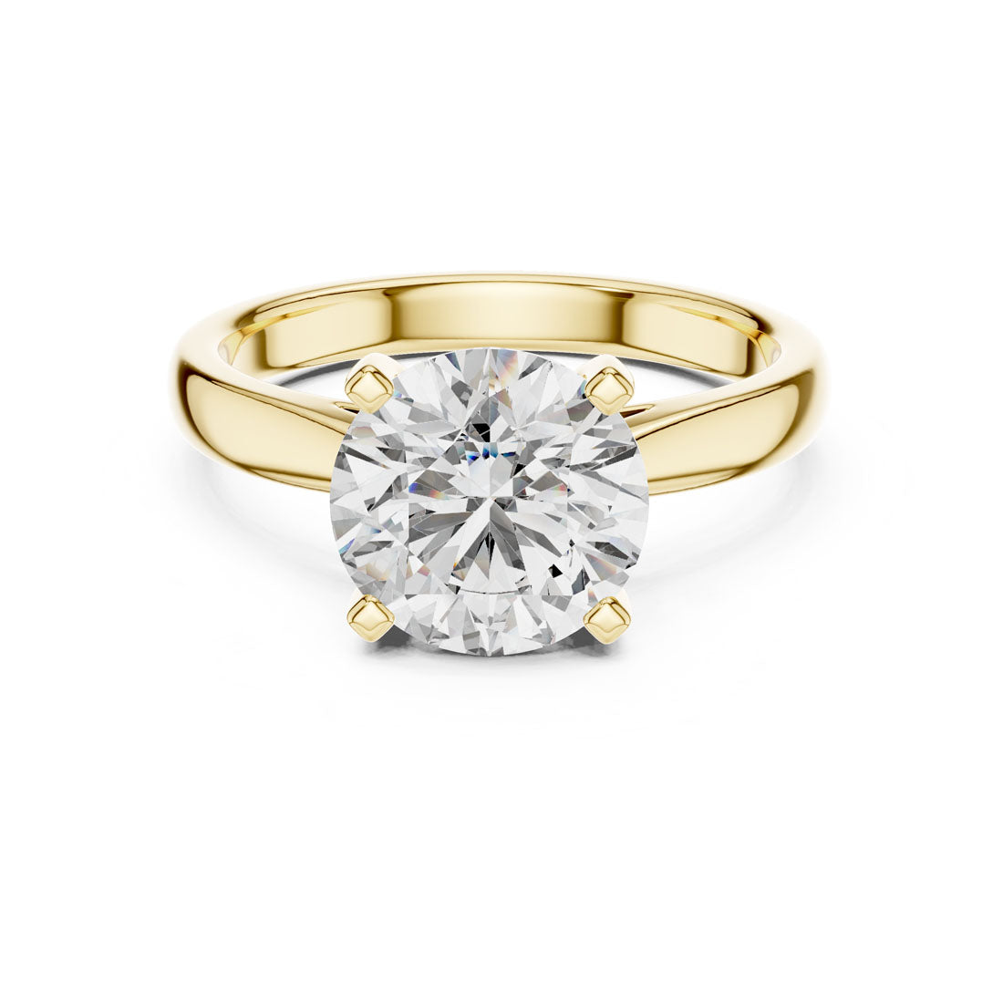 2.10 Ct. Classic Round Brilliant Solitaire Engagement Ring (DDLR-068)