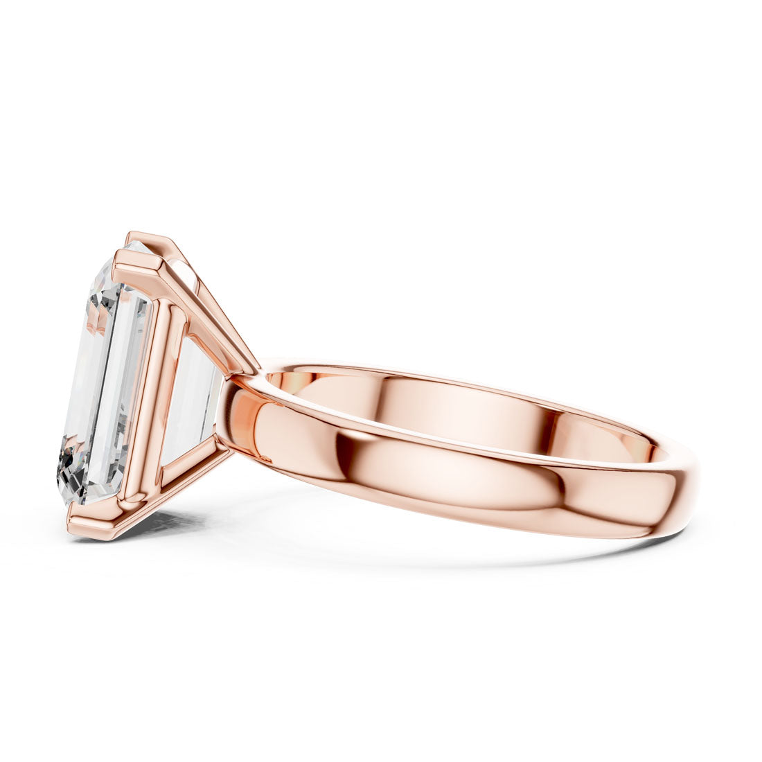 2.00 Ct. Emerald Cut Solitaire Engagement Ring (DDLR-069) 4