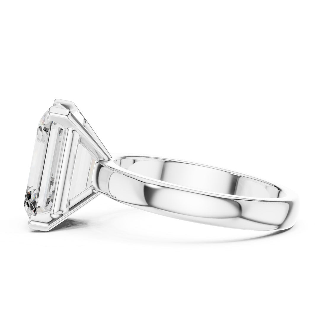 2.00 Ct. Emerald Cut Solitaire Engagement Ring (DDLR-069) 7