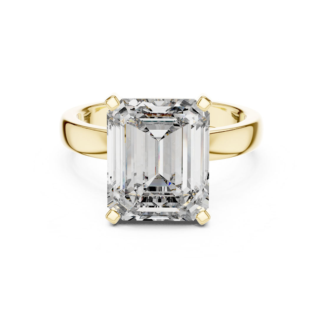 2.00 Ct. Emerald Cut Solitaire Engagement Ring (DDLR-069) 3