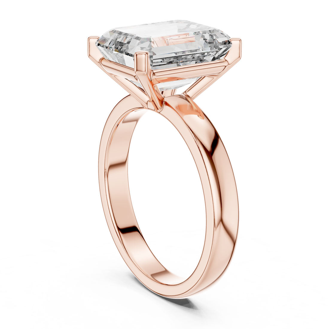 2.00 Ct. Emerald Cut Solitaire Engagement Ring (DDLR-069) 8