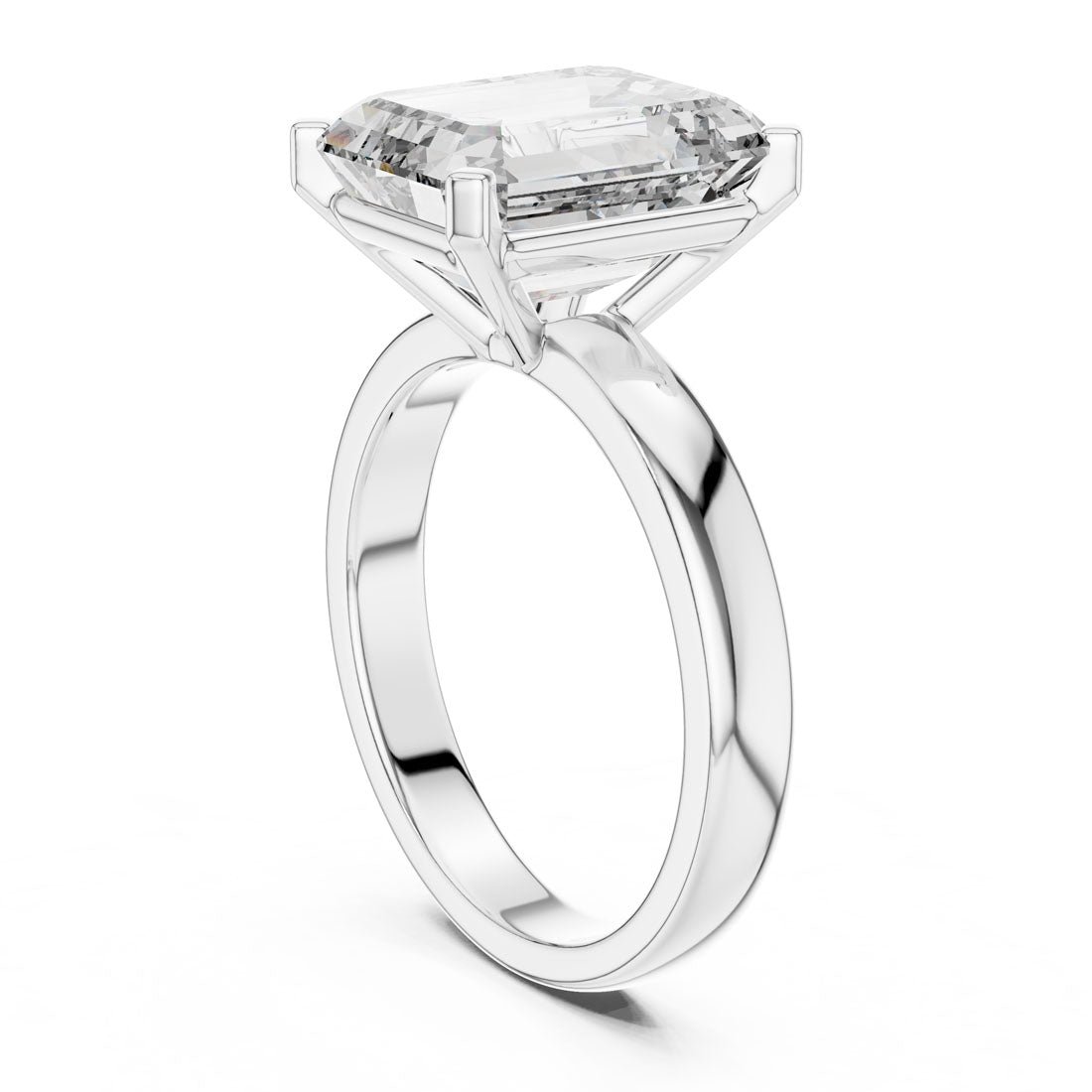 2.00 Ct. Emerald Cut Solitaire Engagement Ring (DDLR-069) 11