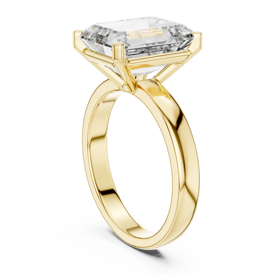 2.00 Ct. Emerald Cut Solitaire Engagement Ring (DDLR-069) 6