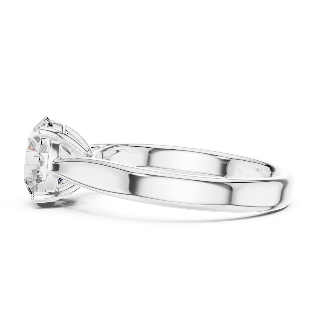 2.10 Ct. Round Brilliant Solitaire Engagement Ring (DDLR-070) 4