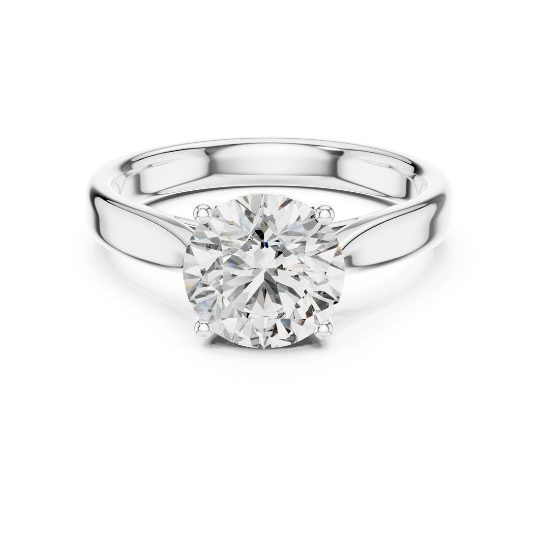2.10 Ct. Round Brilliant Solitaire Engagement Ring (DDLR-070)