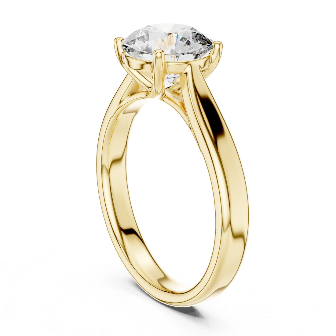 2.10 Ct. Round Brilliant Solitaire Engagement Ring (DDLR-070) 12