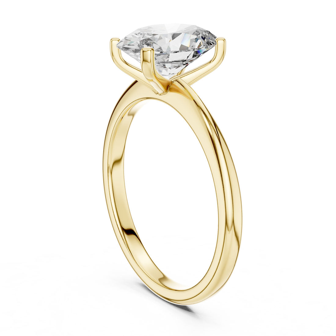 2.00 Ct. Oval Cut Solitaire Engagement Ring (DDLR-071) 5