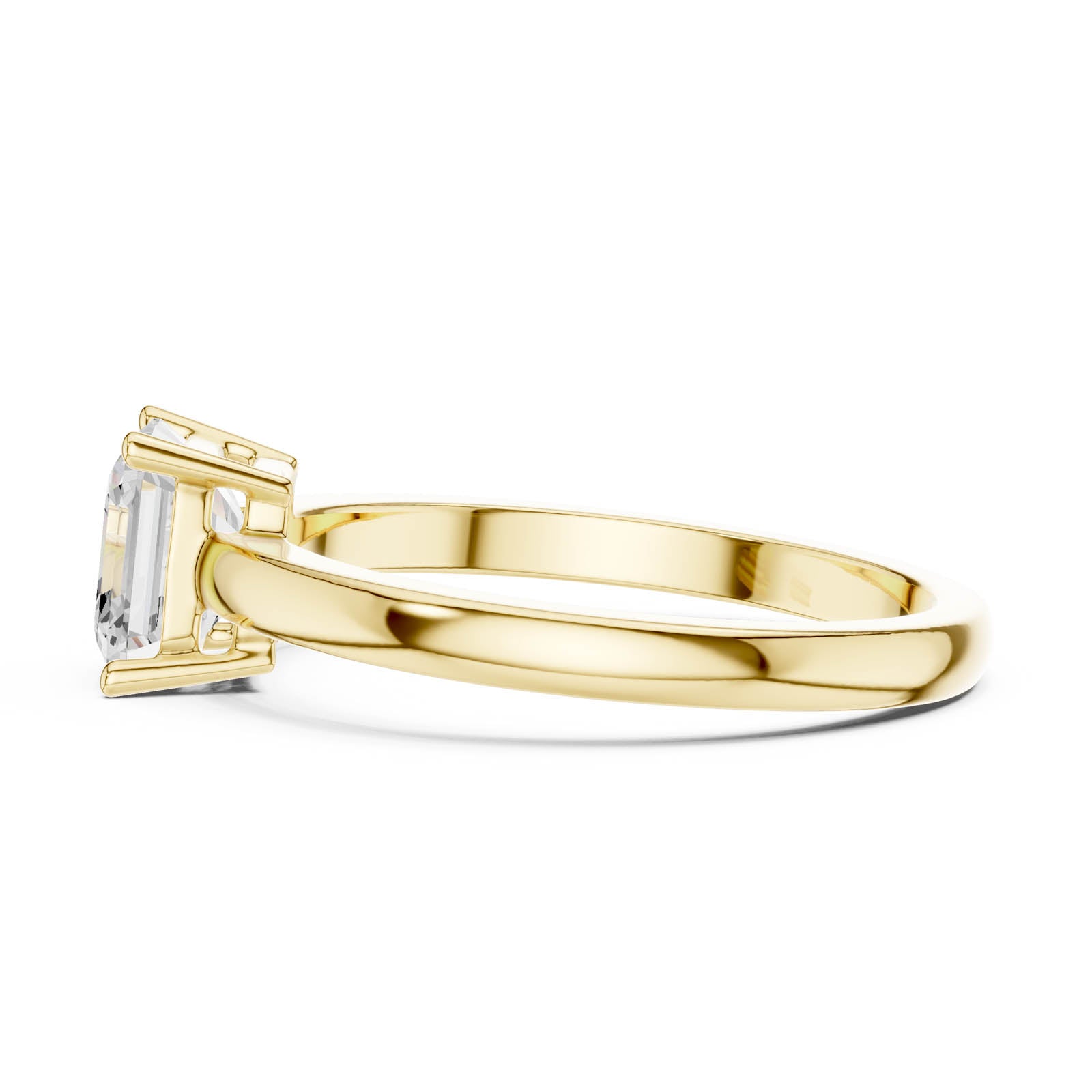 .80 Ct. Asscher Cut Diamond Solitaire Ring with Four-Prong Setting (DDLR-1108) 6
