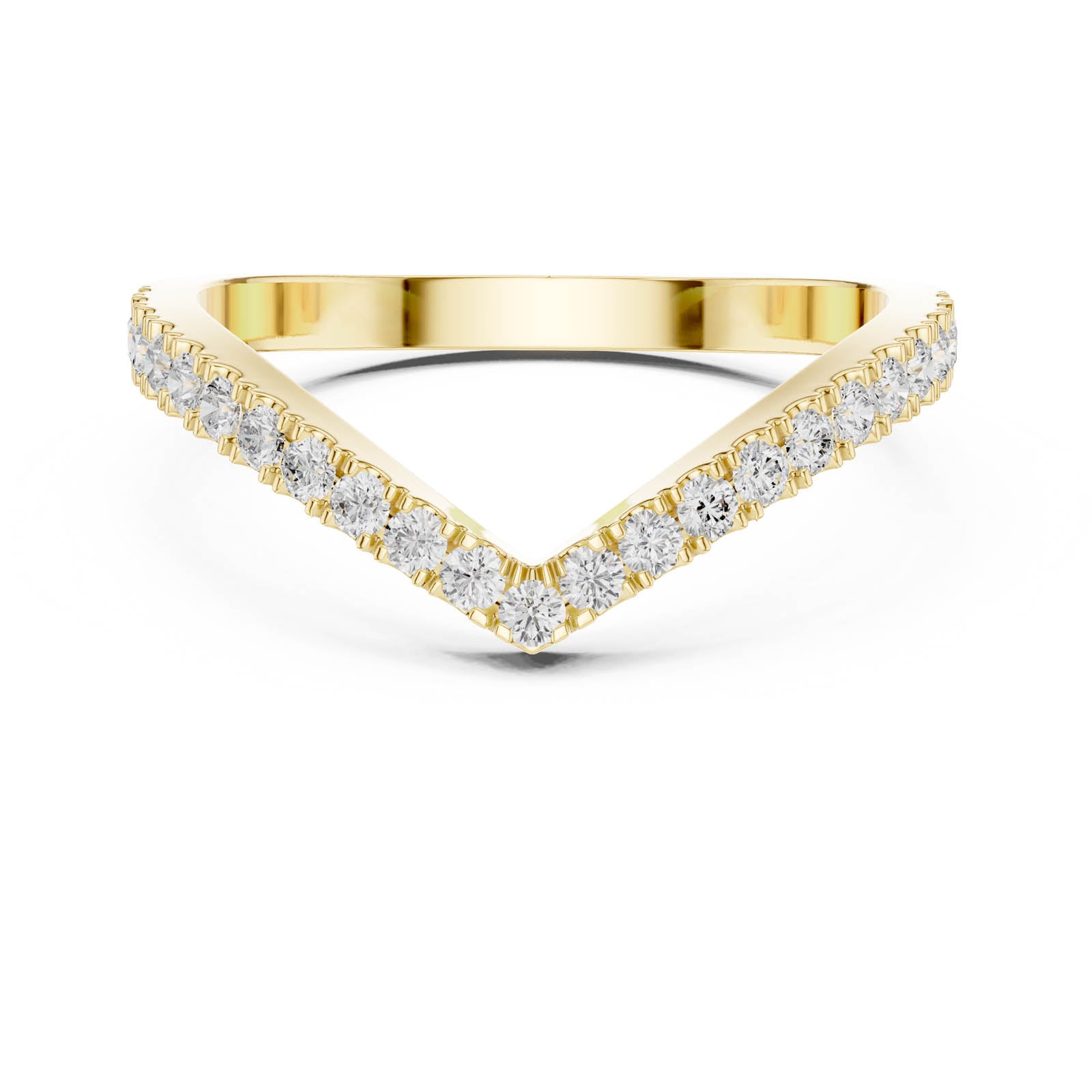 .28 Ct. Chevron Diamond Half Eternity Ring (DDLR-1117)