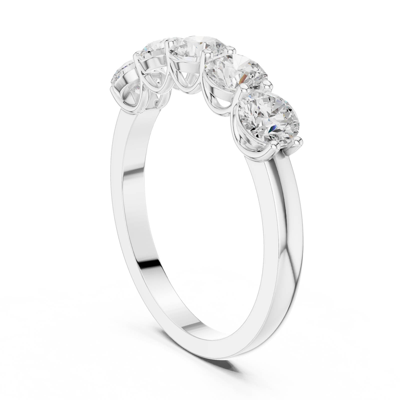1.50 Ct. Shared Prong Diamond Wedding Band (DDLR-1120) 10