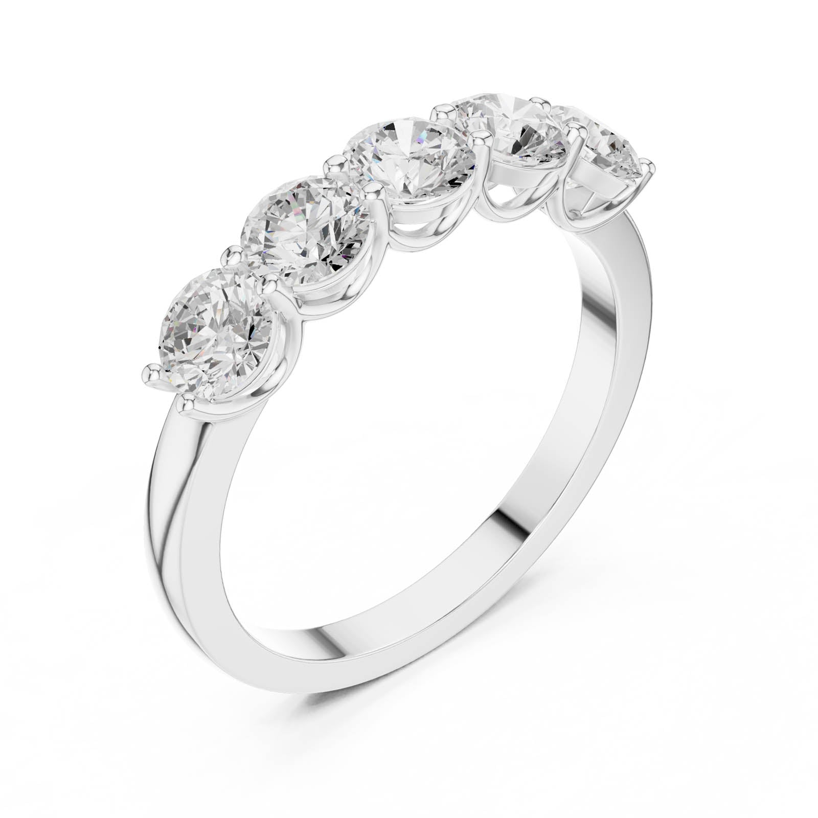 1.50 Ct. Shared Prong Diamond Wedding Band (DDLR-1120) 11
