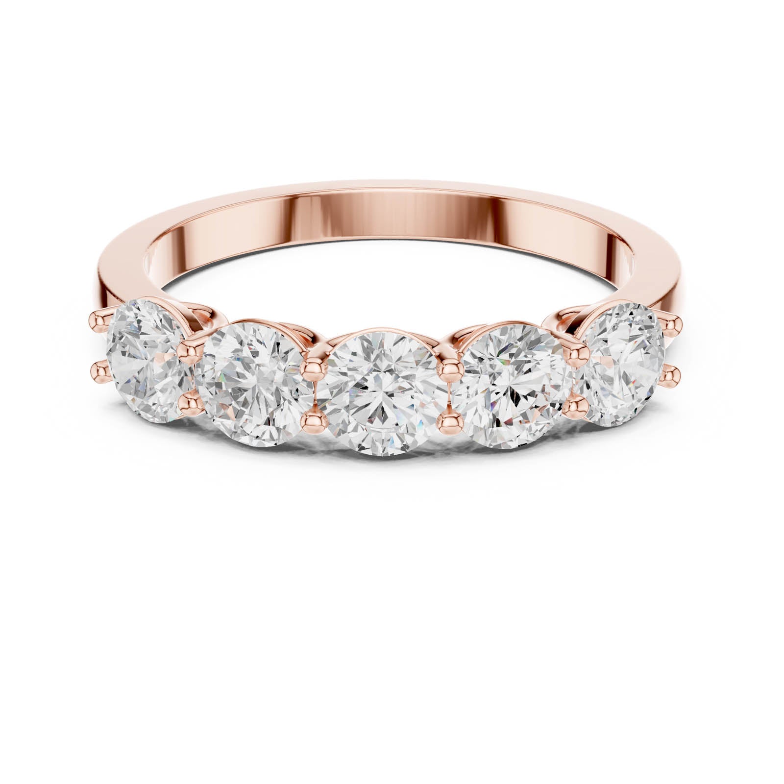 1.50 Ct. Shared Prong Diamond Wedding Band (DDLR-1120) 4