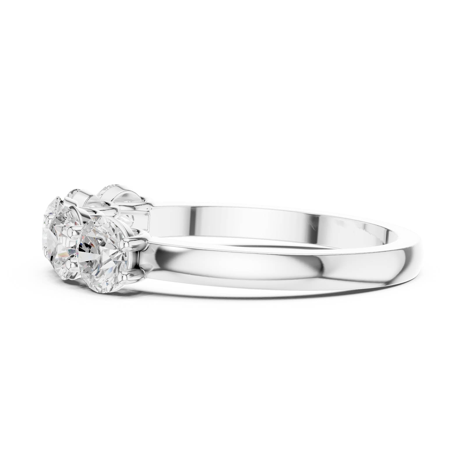 1.50 Ct. Shared Prong Diamond Wedding Band (DDLR-1120) 5