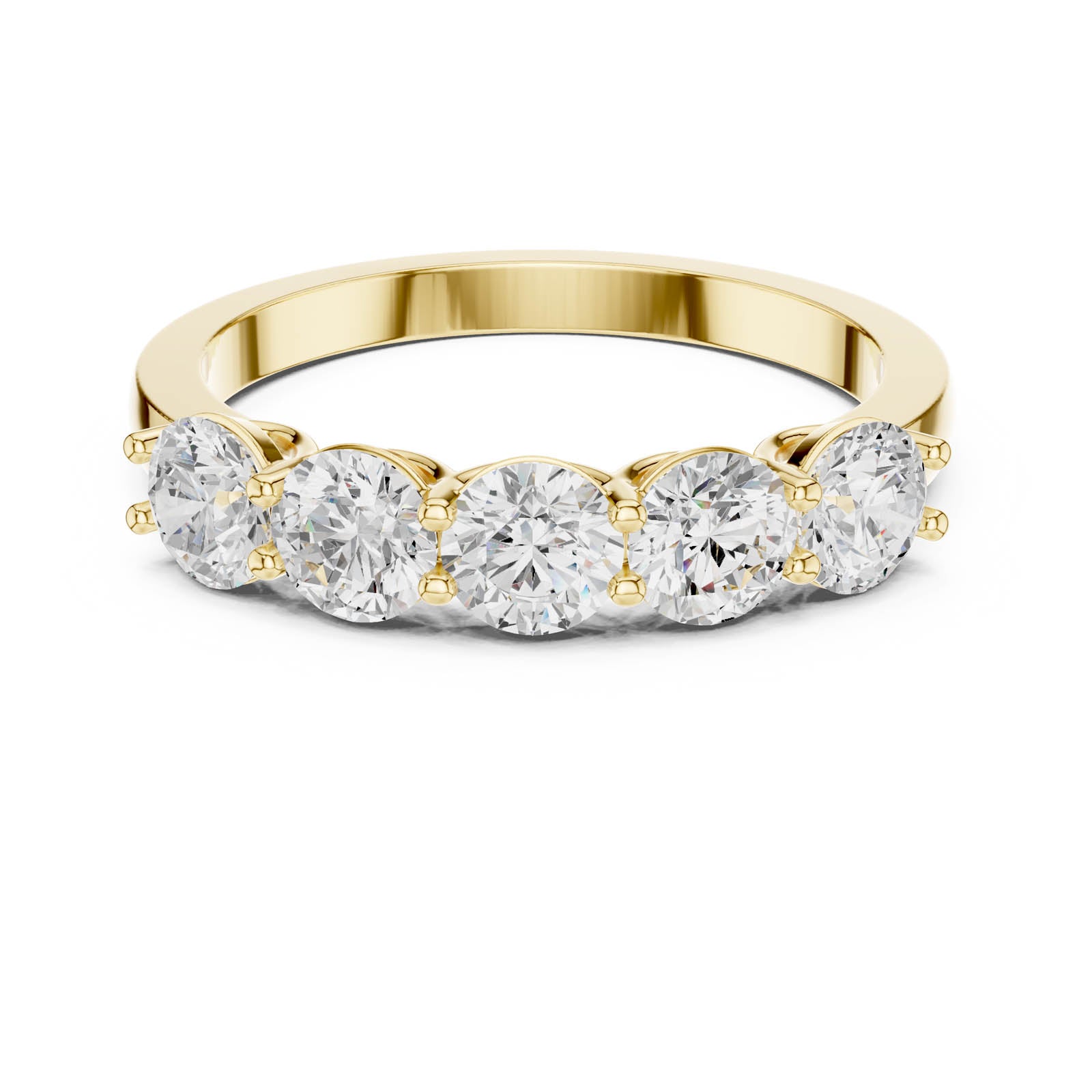 1.50 Ct. Shared Prong Diamond Wedding Band (DDLR-1120) 7