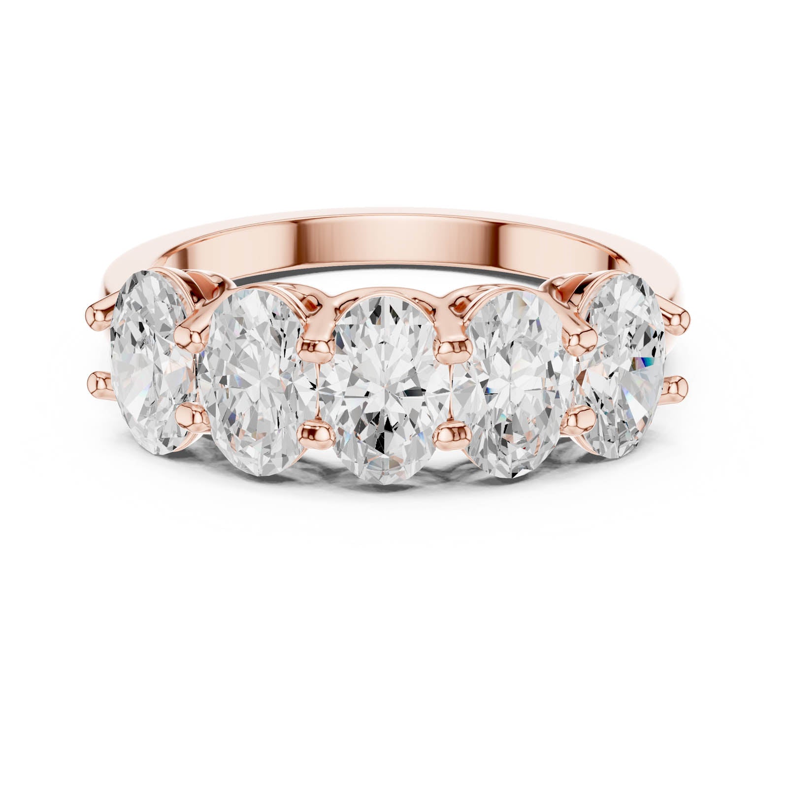 2.25 Ct. Oval Diamond Shared Prong Wedding Band (DDLR-1122)
