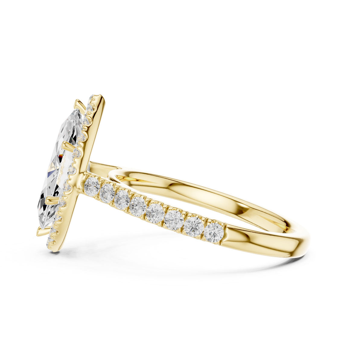2.00 Ct. Marquise Cut Diamond Halo Engagement Ring (DDLR-118-MQ)