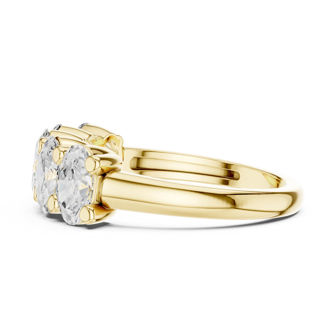 1.80 Ct. Five-Stone Oval Diamond Anniversary Ring (DDLR-320) 3