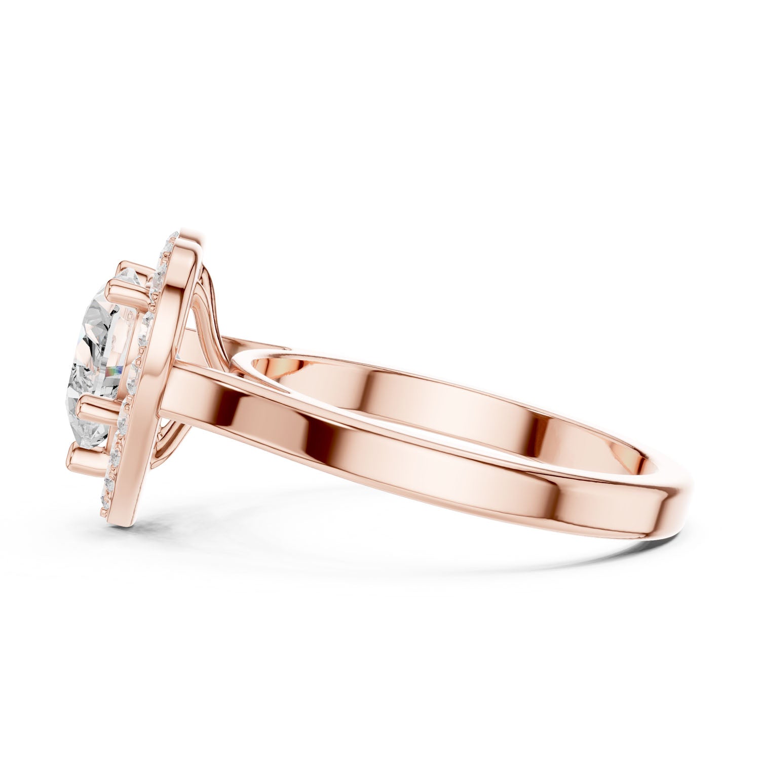 1.82 Ct. Heart Shape Diamond Halo Ring (DDLR-360) 3