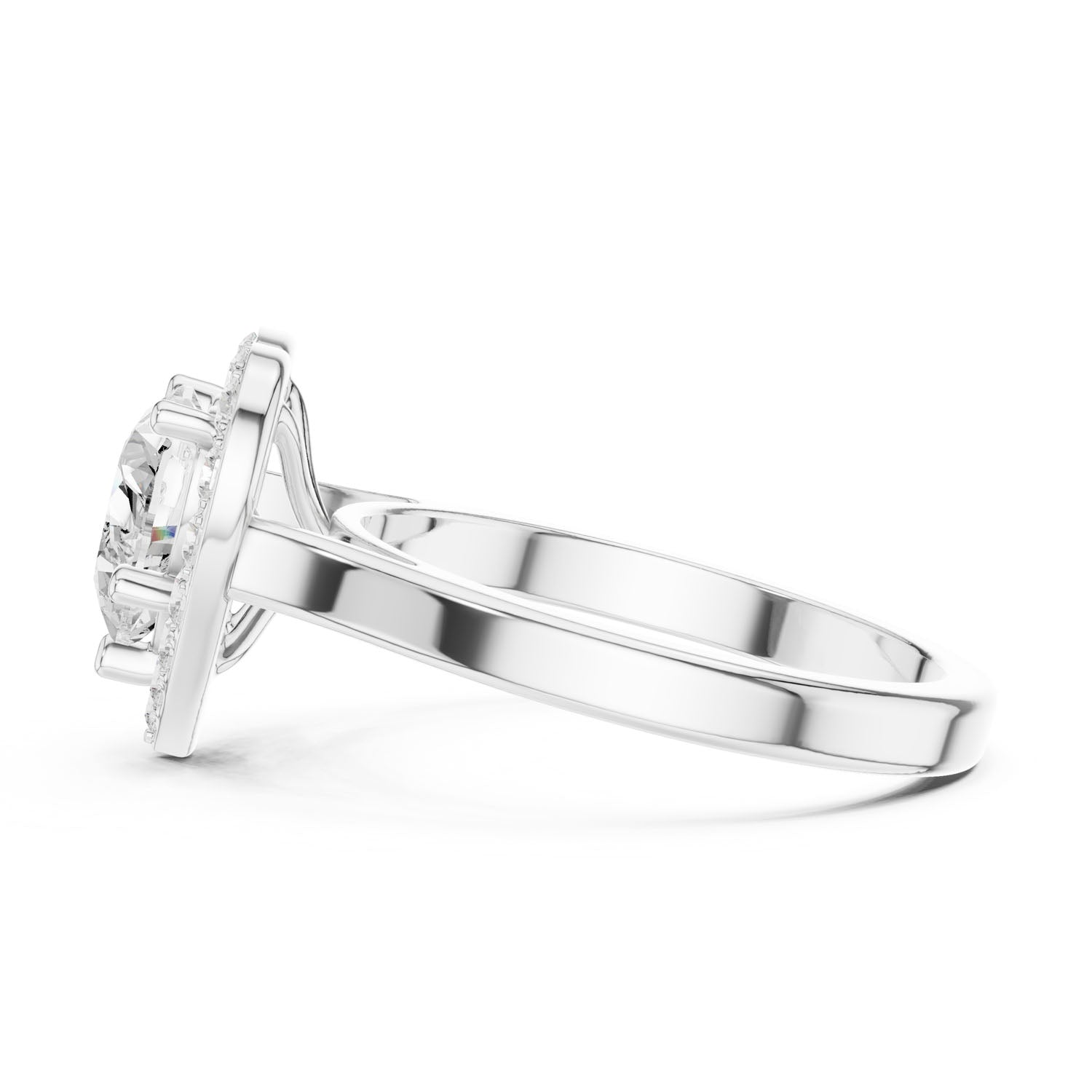 1.82 Ct. Heart Shape Diamond Halo Ring (DDLR-360) 7