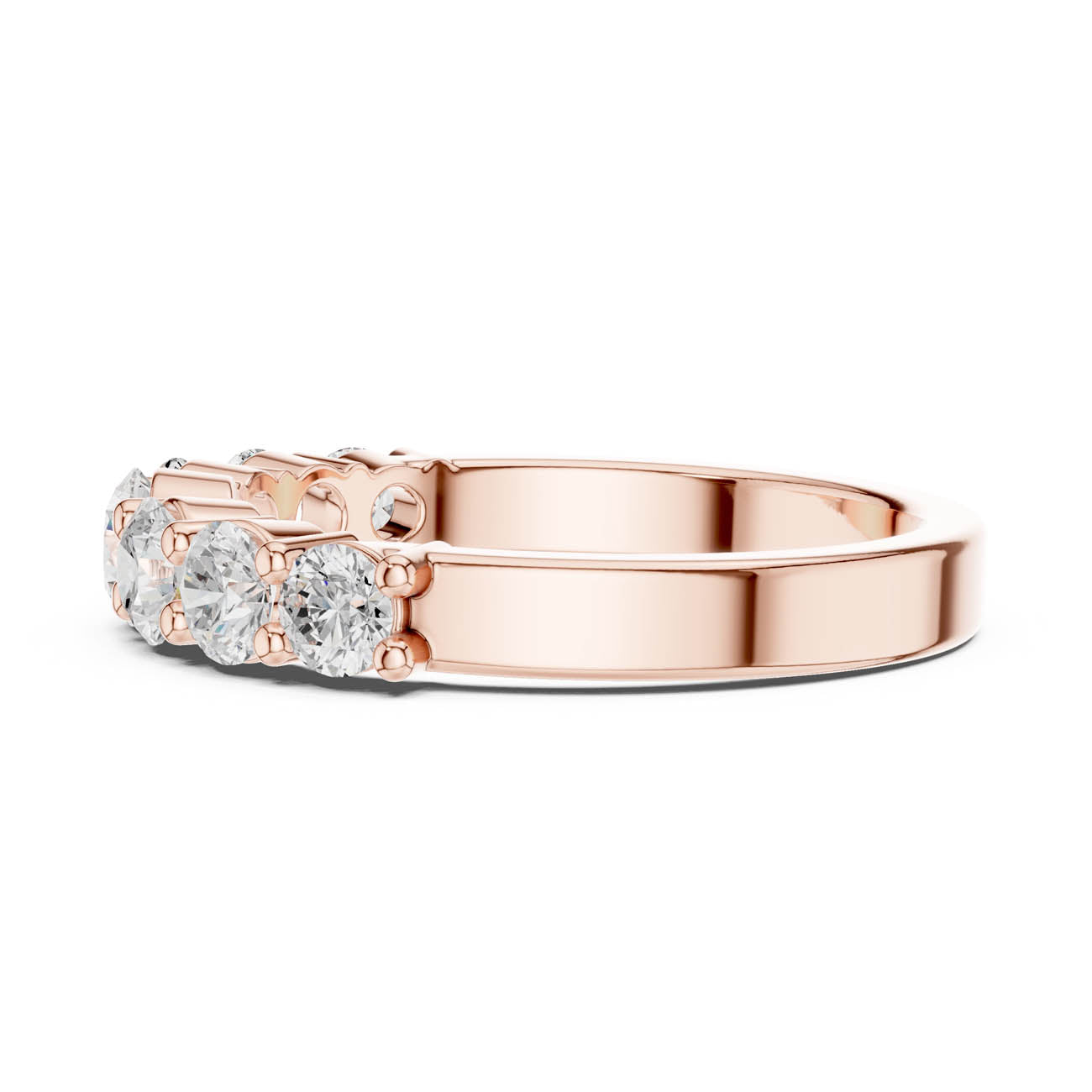 1.09 Ct. Seven-Stone Round Diamond Anniversary Ring (DDLR-382) 9