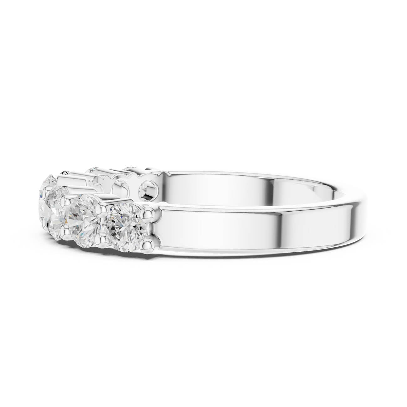 1.09 Ct. Seven-Stone Round Diamond Anniversary Ring (DDLR-382) 12