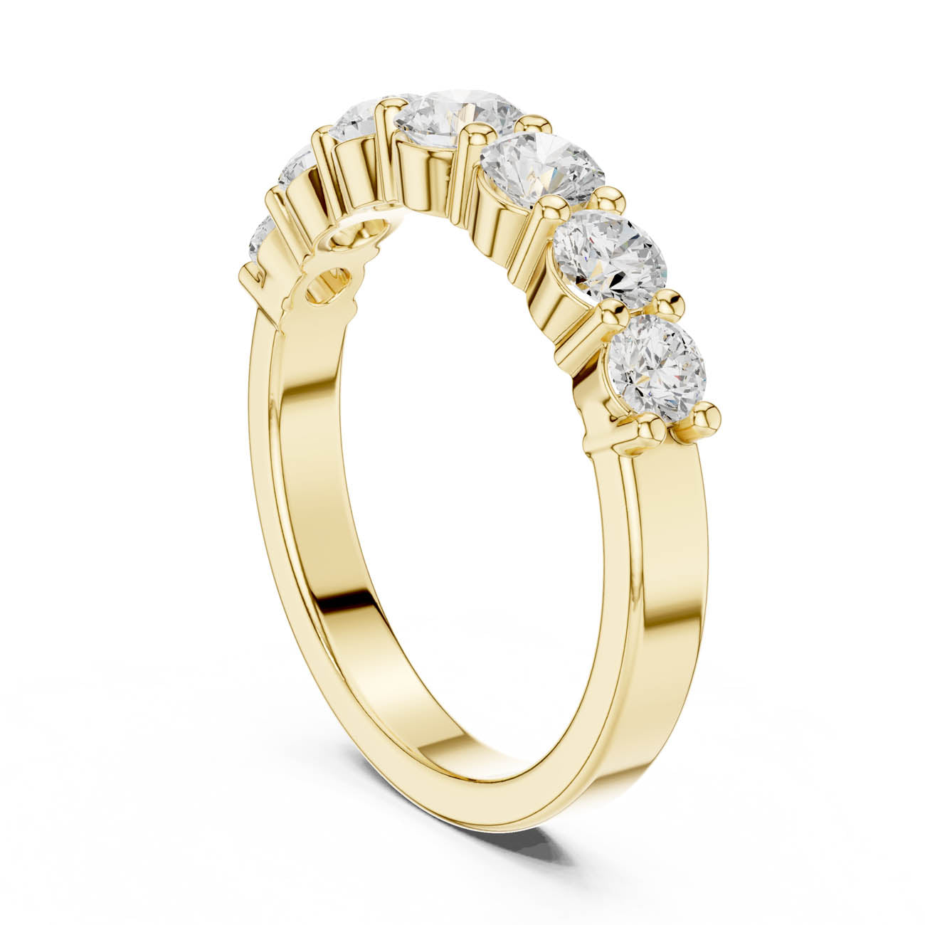 1.09 Ct. Seven-Stone Round Diamond Anniversary Ring (DDLR-382) 3