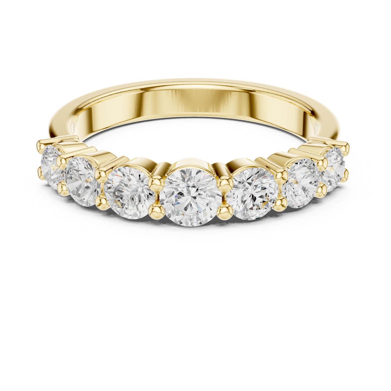 1.09 Ct. Seven-Stone Round Diamond Anniversary Ring (DDLR-382) 5