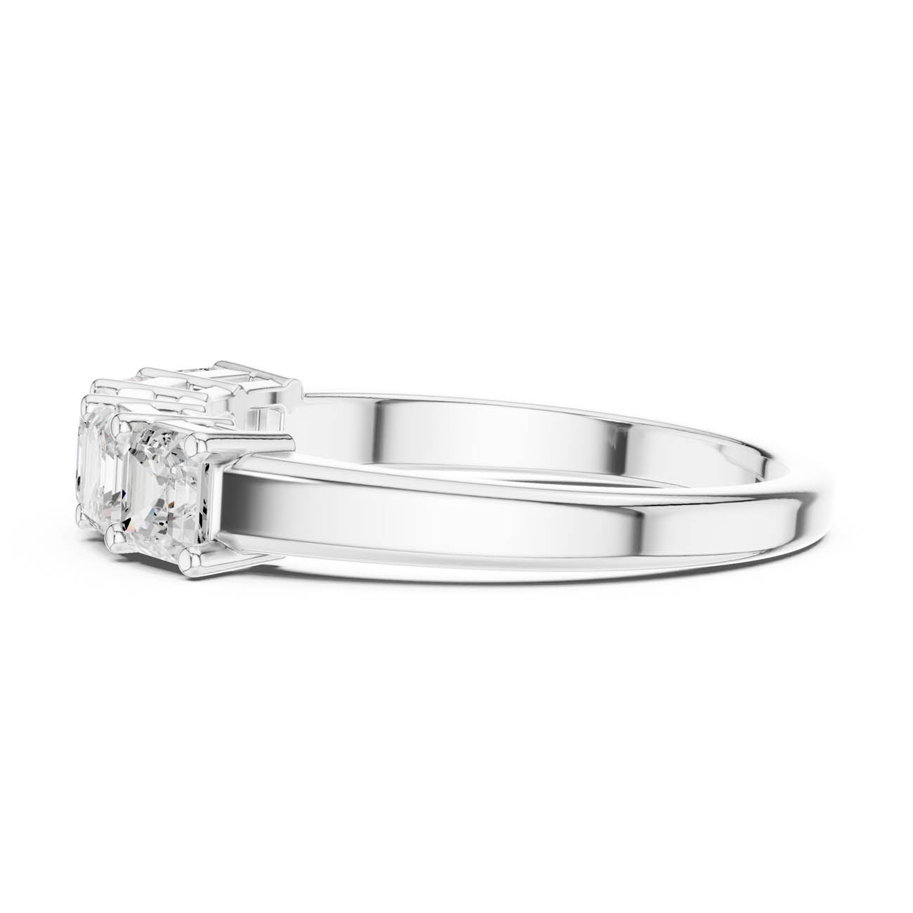 1.11 Ct. Five-Stone Asscher Cut Diamond Ring (DDLR-386) 8