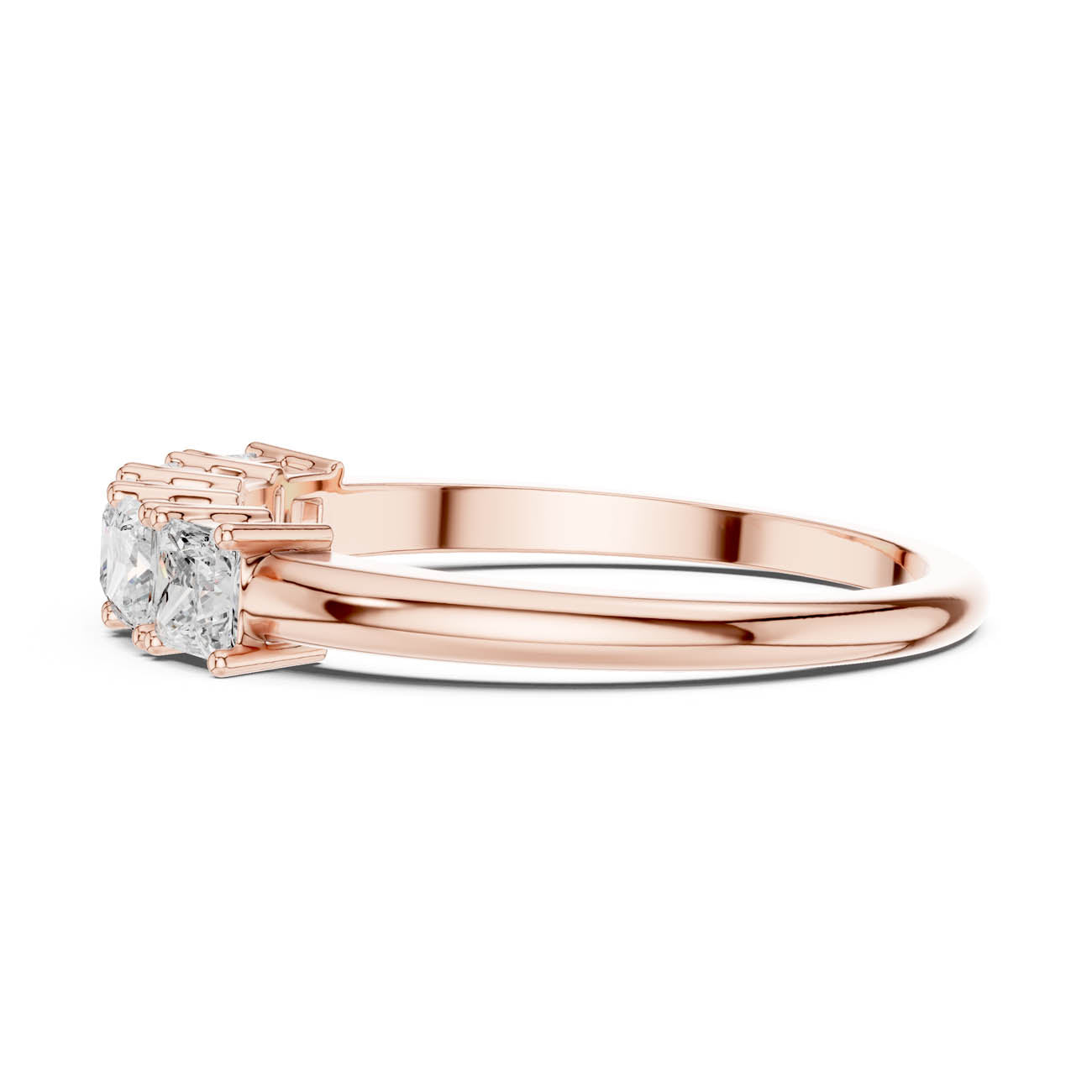 .65 Ct. Five-Stone Princess Cut Diamond Ring (DDLR-424) 9