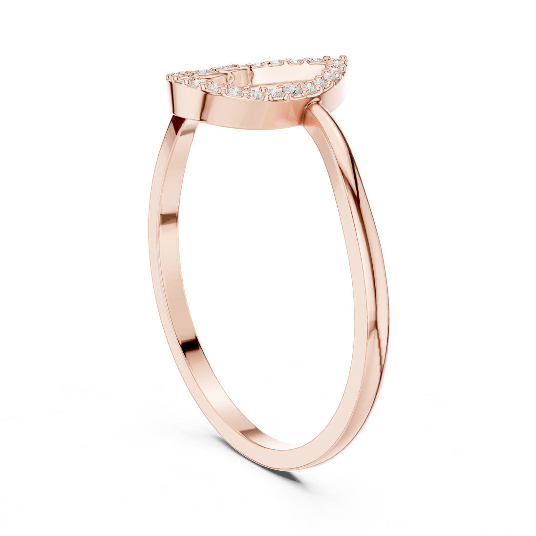 .05 Ct. Diamond Openwork Teardrop Ring (DDLR-469) 11