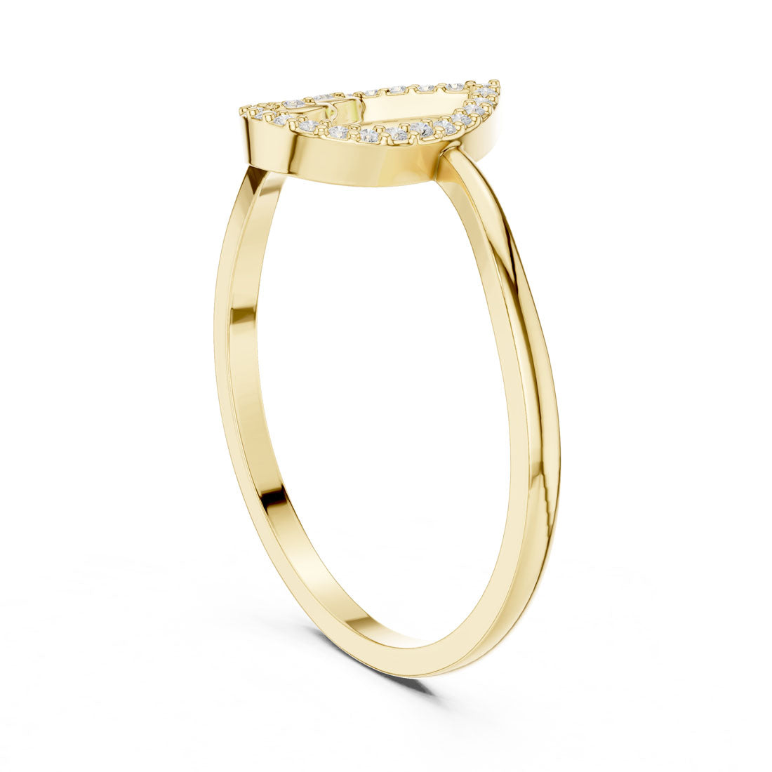 .05 Ct. Diamond Openwork Teardrop Ring (DDLR-469) 3