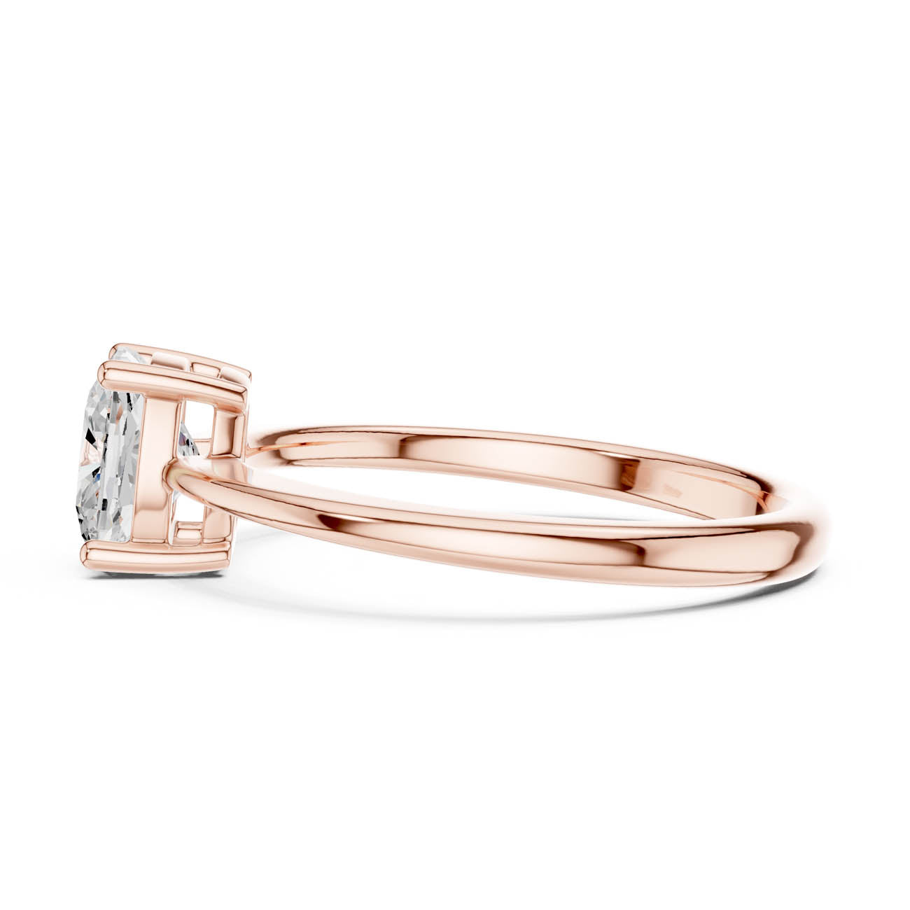1.07 Ct. Cushion-Cut Diamond Solitaire Ring (DDLR-501) 11