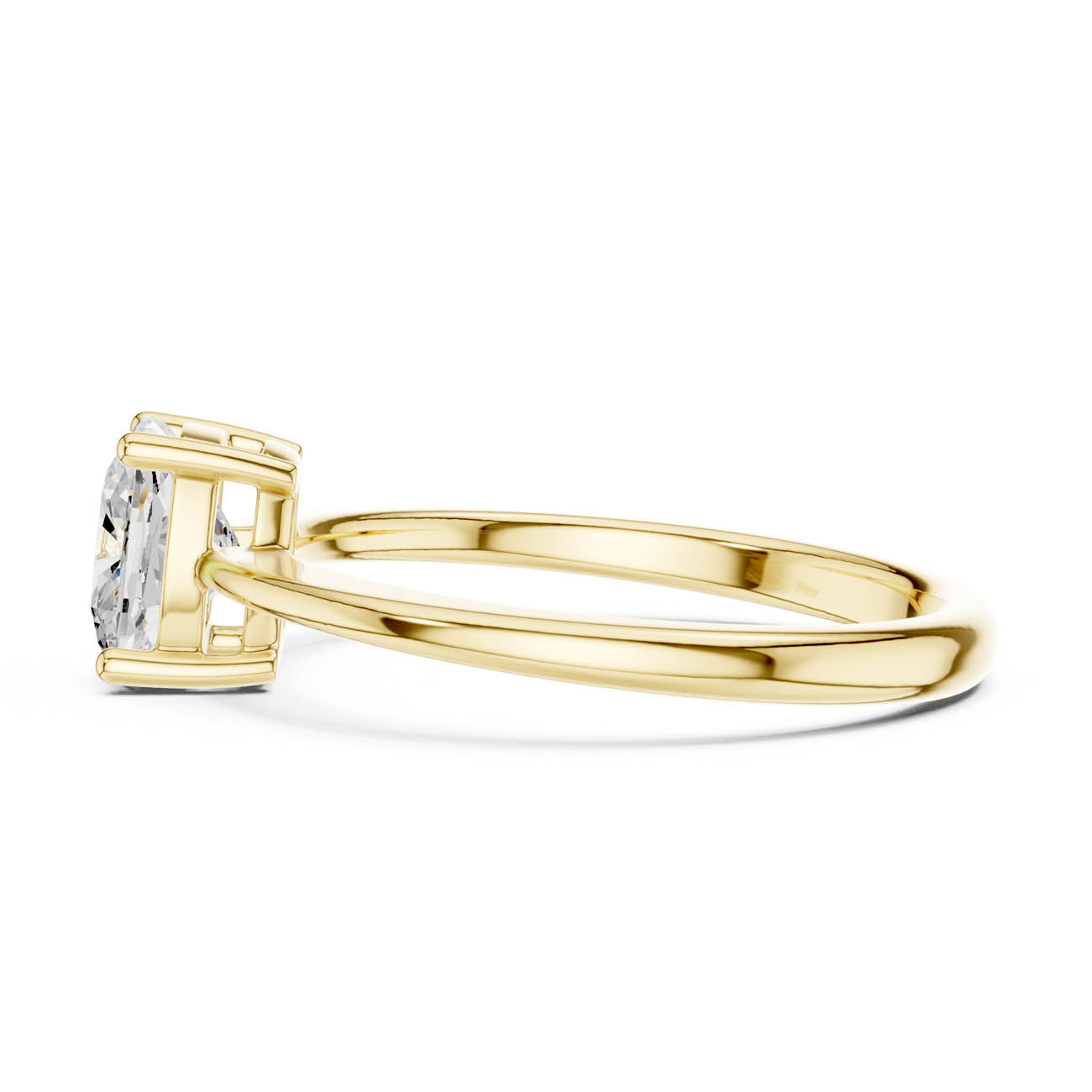 1.07 Ct. Cushion-Cut Diamond Solitaire Ring (DDLR-501) 4