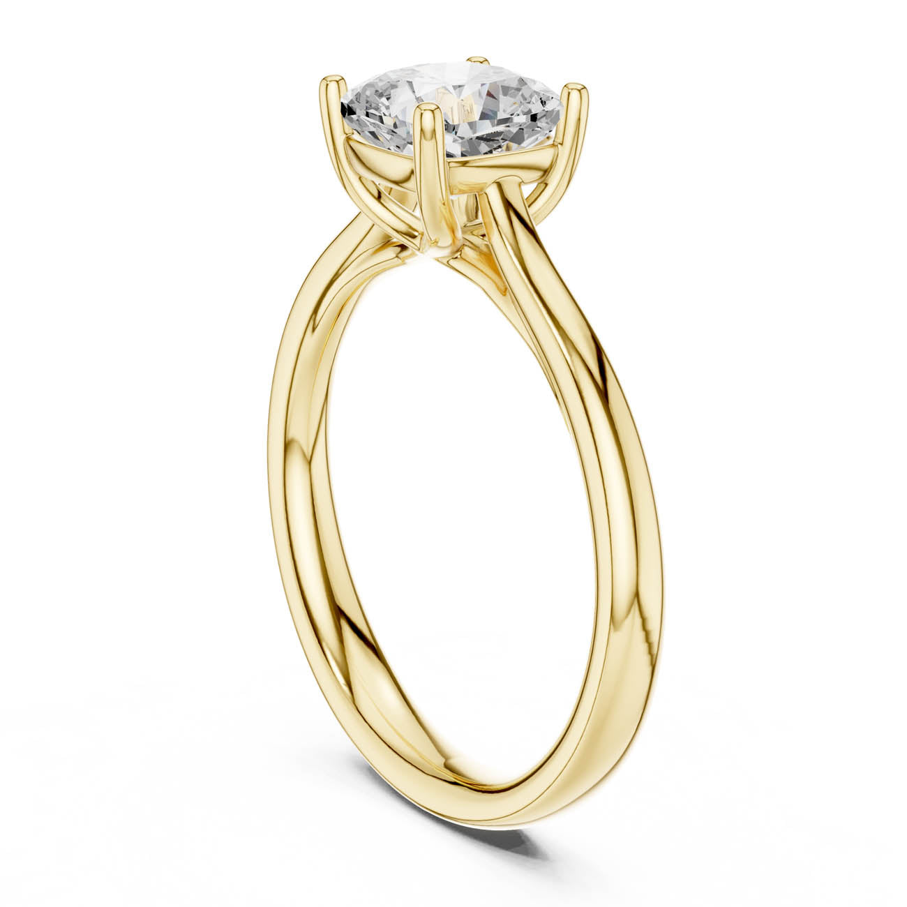 1.12 Ct. Cushion-Cut Diamond Solitaire Ring (DDLR-536) 3