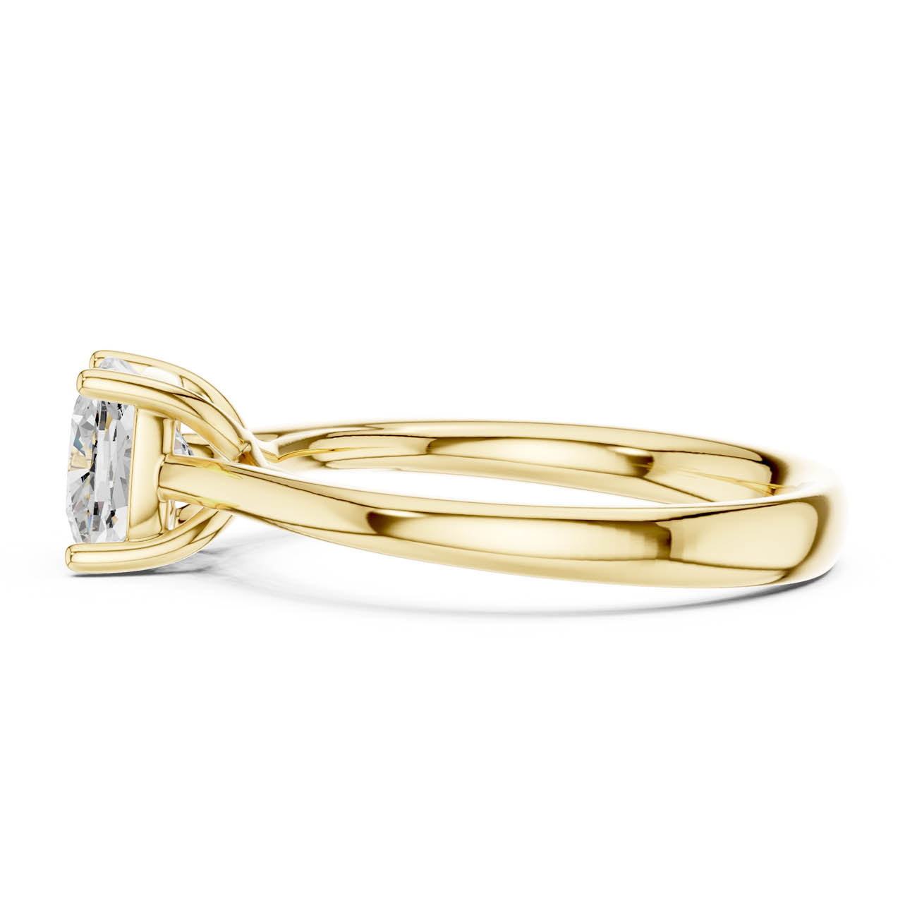 1.12 Ct. Cushion-Cut Diamond Solitaire Ring (DDLR-536) 4