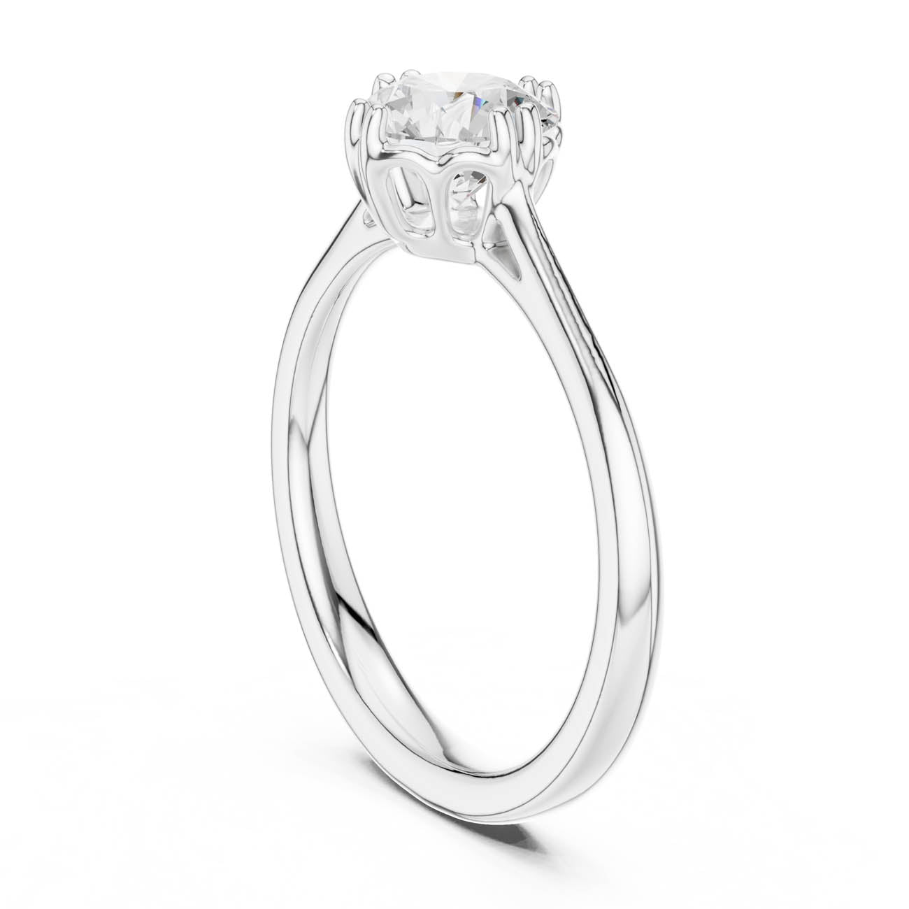 .05-1.00 Ct. Round Diamond Solitaire with Four Split Claw Prongs (DDLR-552-553-554) 10