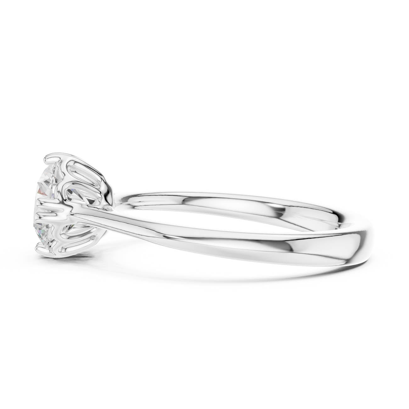 .05-1.00 Ct. Round Diamond Solitaire with Four Split Claw Prongs (DDLR-552-553-554) 12